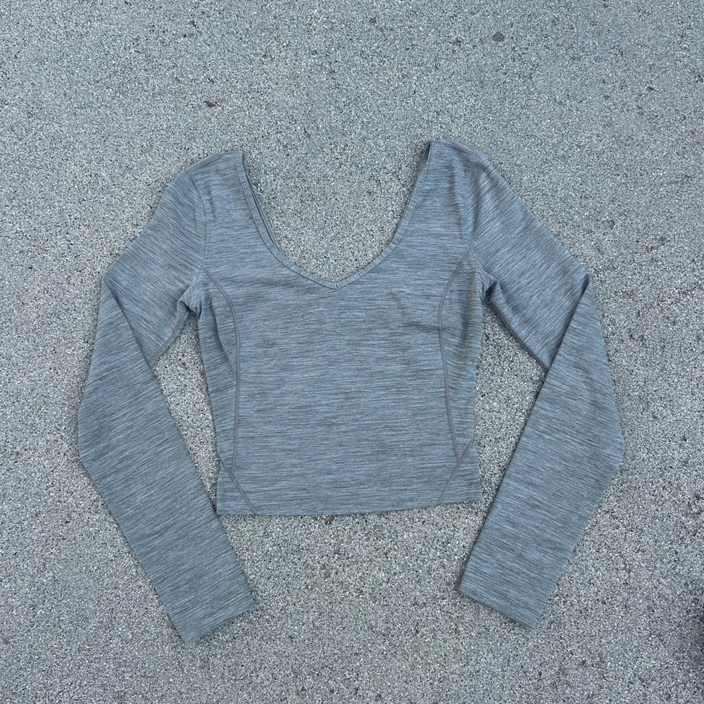 lululemon grey long sleeve